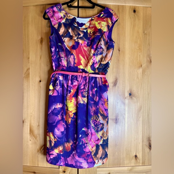 Ellen Tracy Floral Shift Dress - Picture 1 of 6